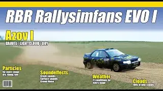 RBR Rallysimfans EVO I (Graphics Mod) - Azov I (gravel | norain_lightcloud | dry)
