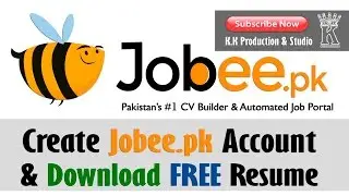 Create Jobee.pk Account  & Download FREE Resume