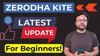 Watchlist Update in Zerodha | Zerodha Kite Latest Update For BEGINNERS