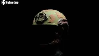 Weighs only 1.43 lbs  Helmetbro FAST Ultra Light Tactical Helmet  Level IV High Cut Ballistic Helmet