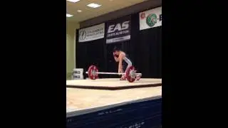 Gwen Sisto - 80kg snatch, USA Weightlifting 2012 National Championships 63kg weight class