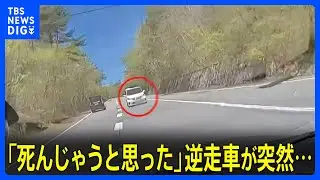 「もう死んじゃうと思った」あわや正面衝突！逆走車が突然…【ドラレコ】｜TBS NEWS DIG