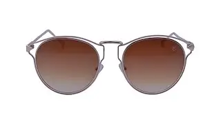 MK1551 - &Oacute;culos De Sol Unissex Redondo Fashion Metal Mackage - Dourado