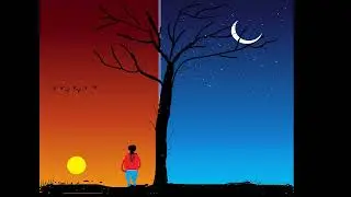 sun moon light drawing video