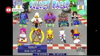 ALL Characters in Game Chocobo Racing (PS1)