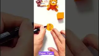 Make a Fierce Paper Tiger in Minutes! 🐯🔥 Easy DIY Tutorial