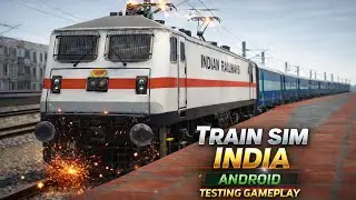 TRAIN SIM IN MOBILE - NEW TRAIN SIM IN THE ERA | REAL PC VIBES  | TESTING APK | ISHU K TECH