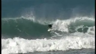 Surfing the  Shipwreck,  Wairarapa, New Zealand