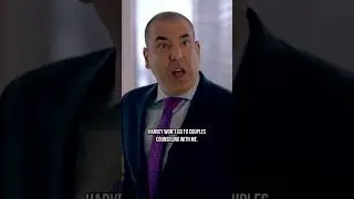 Louis wants to go to couples counseling with Harvey #suits #harveyspecter #louislitt #darvey