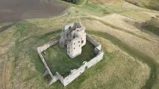 Auchindoun Castle, near Dufftown in Morayshire.