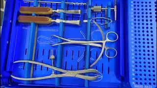 Large fragments locking plate instruments set