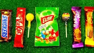 Popular Candies and Chocolates Unwrapping | Snickers, KitKat, MisNat & Lollipops
