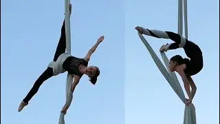 She's Unstoppable! Aerial Silks Routine at Live After Five Baton Rouge #aerialsilks