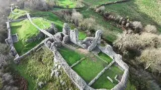 Montgomery Castle from drone
