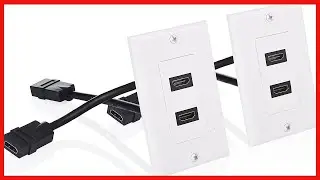 Great product -  Cable Matters 2-Pack 2-Port HDMI Wall Plate in White (4K UHD, ARC, and Ethernet pas