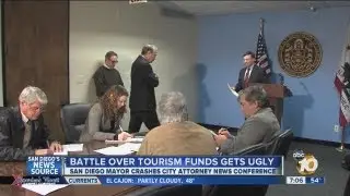 Filner, Goldsmith exchange words over tourism