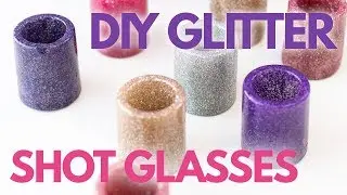 DIY Glitter Shot Glasses