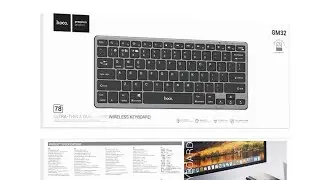Hoco GM32  Wireless Keyboard ⌨️  Compatible with Android, Tablets, MacBook & Laptops. 