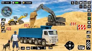 Heavy JCB Excavator Construction Game - Road Construction Simulator 3D - Android Gameplay
