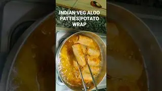 How To Make Indian Veggie Aloo Patties|Potato Wrap In 1 minutes#viralshorts#aloopatties #indianfood