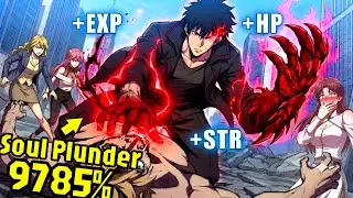  He Level Ups 100x Faster Than Other Academy Students Using His PLUNDER ABILITIES! - Manhwa Recap