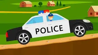 Полицейская Машина и Грузовик с Краном Labo Brick Car 2 #1 Конструктор тачек на Машинки Кида