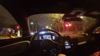 McLaren 570S 650HP+ - Night Drive through Paris