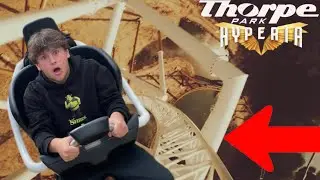 MY FIRST RIDE ON HYPERIA AT THORPE PARK | VLOG