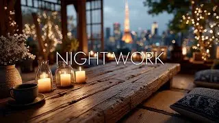 Tranquil Night Jazz for Focus & Relaxation ~ Perfect Background Music for Work 📖