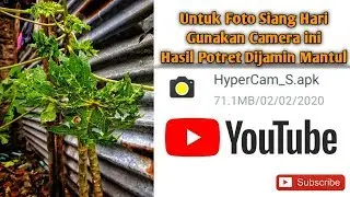 Settingan Gcam Hypercam Agar Mode potret/Camera Siang nya bagus