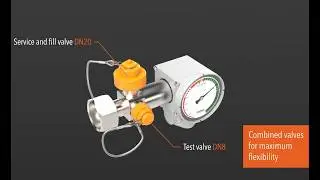 Trafag's integrated test and service valve for gas density monitors