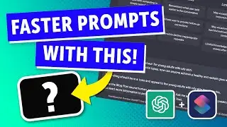 Build a Custom ChatGPT Prompt Generator with the Shortcuts app in Mac