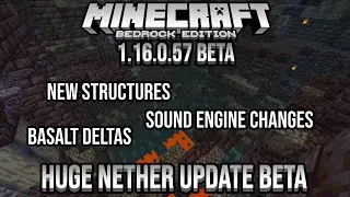 Minecraft Bedrock 1.16.0.57 Nether Update Beta: New Structures, Basalt Deltas, Emote Menu