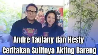 Andre Taulany dan Hesti Purwadinata Jadi Suami istri