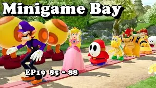 EP19 Minigame Bay 85 to 88 Super Mario Party Jamboree | Popular Game | #gaming #gameplay #games