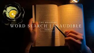 ASMR Word Search Puzzle | Inaudible 