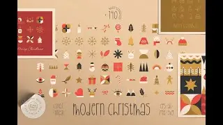Cute Christmas Vector Icons Stock Graphics Download