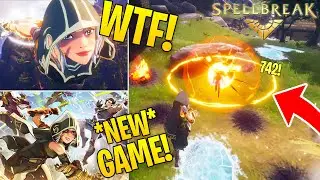 NEW *INSANE* MAGE BATTLE ROYALE GAME SPELLBREAK! Spellbreak best  & funny gameplay moments!