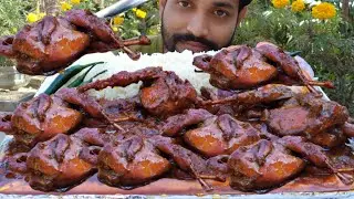Eating 3 Very Oily Whole Desi - Country Chicken Curry Rice | Full 5 Kg Chicken Challenge Big Bites
