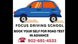 Make sure to book your road test in advance and inform us once it's done. Thank you.