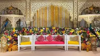Dream Wedding Stage Decoration ✨ | Royal Mehndi Setup | Rafy Events 