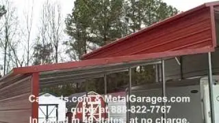 Metal Barn - Red