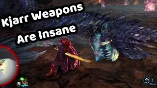Оружие Кьярра невероятно эффективно против Алатреона | MHW Iceborne Longsword SOLO