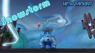 Snowstorm - World of Warcraft Mount (Blizzconline 2021) Animations // In 1 minute