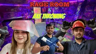 RAGE ROOM | AXE THROWING | UNFORGETTABLE RETREAT RECAP