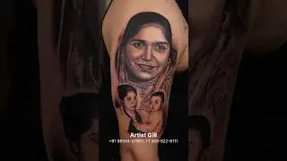 Mother portrait tattoo / Artist Gill / Tattoos #artistgill #tattoo #tattooartist #tattooideas