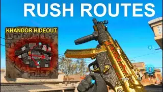 The BEST Modern Warfare Search and Destroy RUSH ROUTES on KHANDOR HIDEOUT (MW SND Tips)