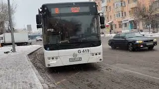 Астана. G419 Golden Dragon XML6125CR маршрут 6ка