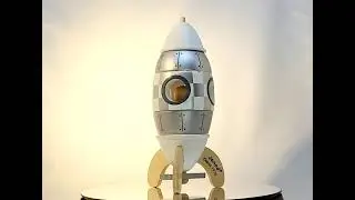Janod Silver Magnetic Rocket