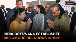 India-Botswana established diplomatic relations in 1966